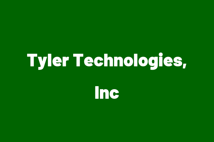 Application Development Company Tyler Technologies Inc