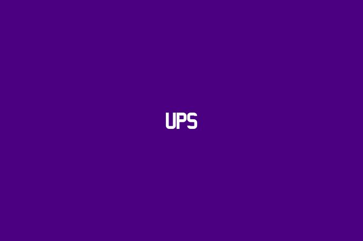 Software Firm UPS