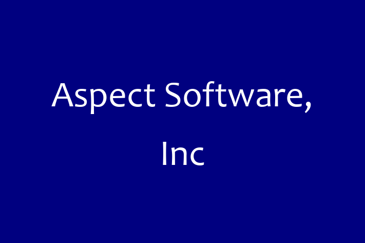 Tech Solutions Company Aspect Software Inc