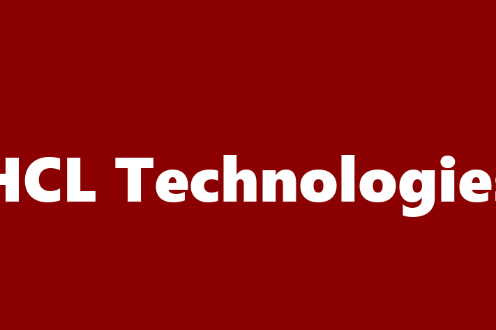 Tech Firm HCL Technologies