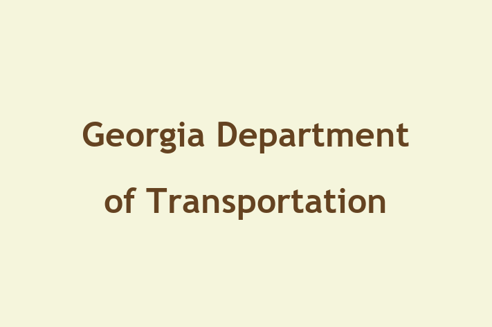 Staff Management Georgia Department of Transportation