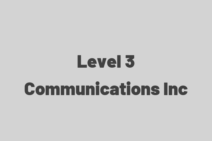 Application Development Company Level 3 Communications Inc