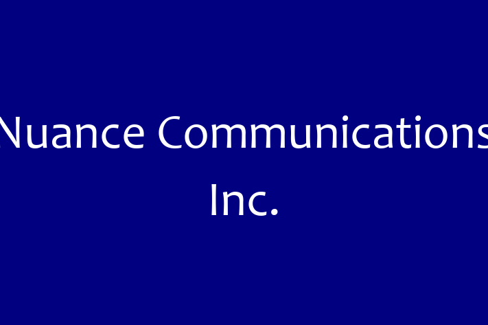 Software Engineering Company Nuance Communications Inc.