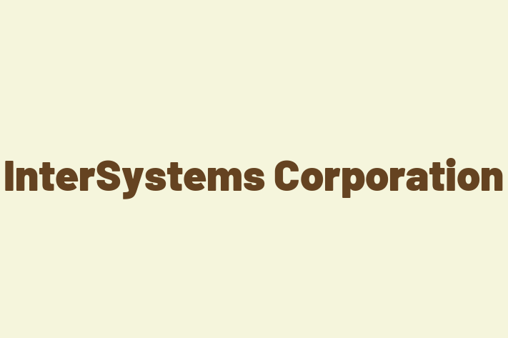 Software Engineering Company InterSystems Corporation