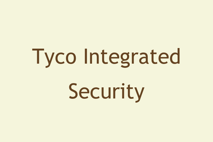 Software Development Company Tyco Integrated Security