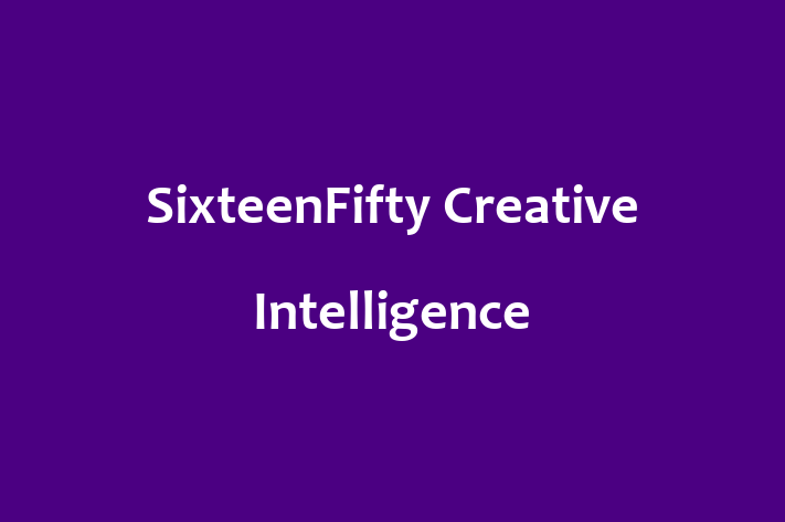 Software House SixteenFifty Creative Intelligence