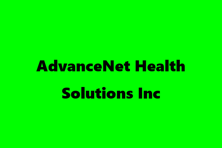 Software Services Company AdvanceNet Health Solutions Inc