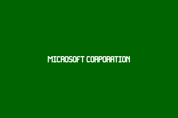 IT Company Microsoft Corporation