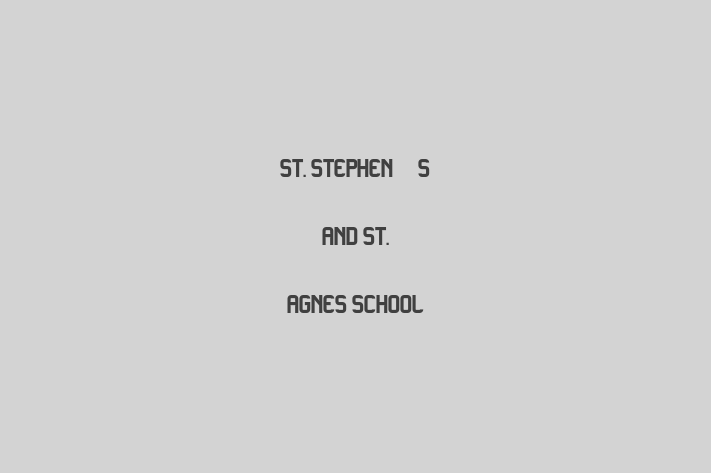 Personnel Management St. Stephens and St. Agnes School