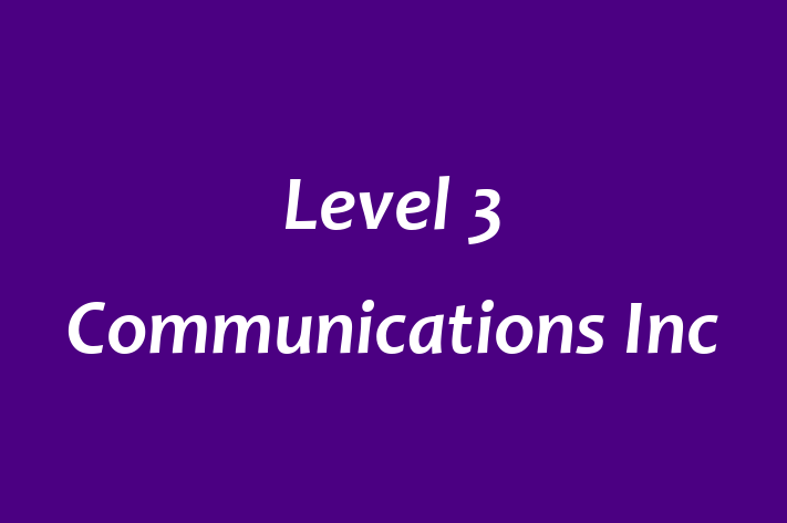 Application Development Company Level 3 Communications Inc