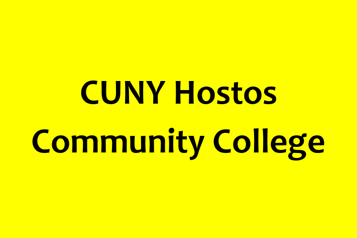 HR Administration CUNY Hostos Community College