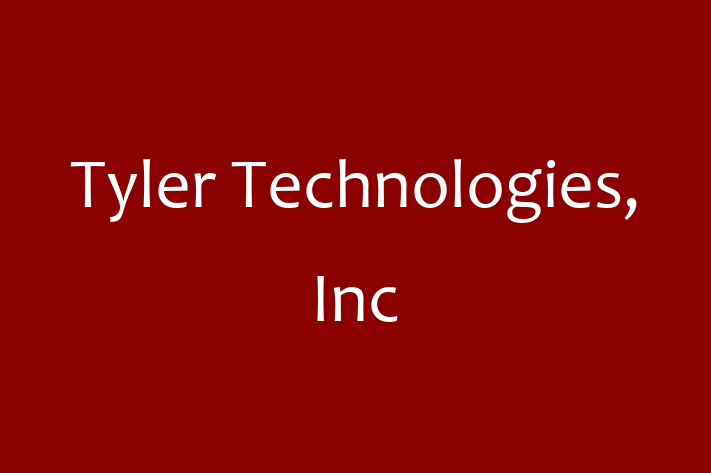 IT Company Tyler Technologies Inc