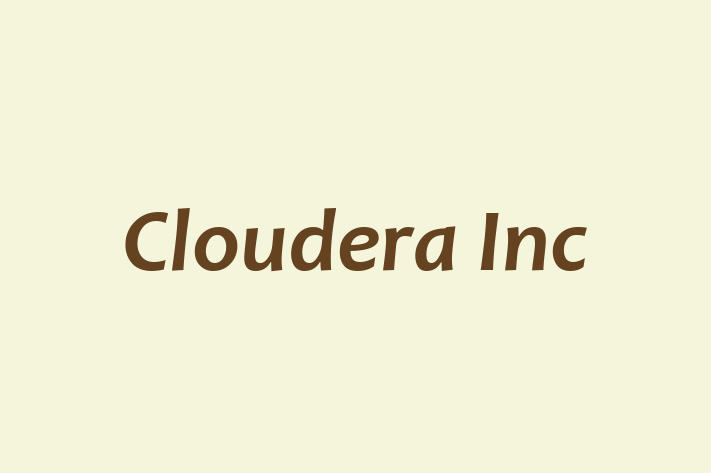 IT Company Cloudera Inc