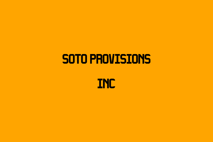 Human Resource Management Soto Provisions Inc