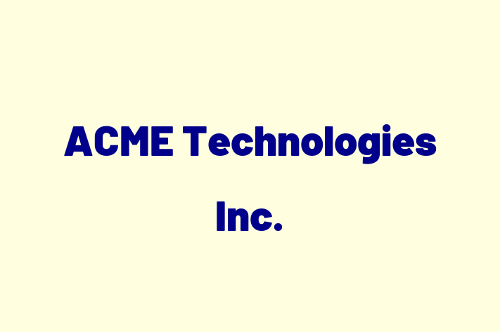 Tech Firm ACME Technologies Inc.