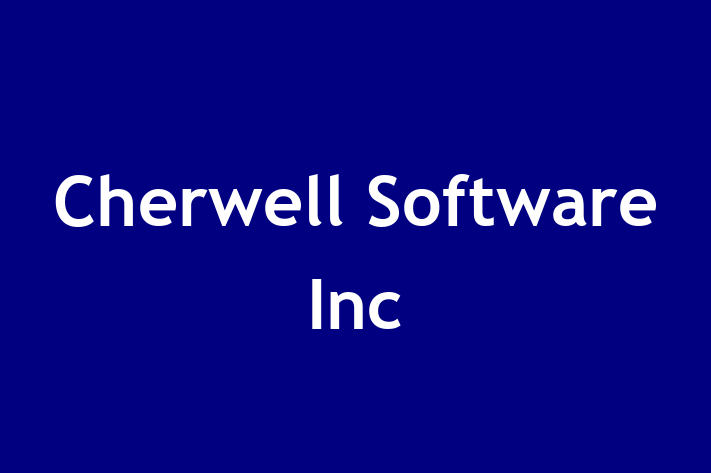 Technology Solutions Firm Cherwell Software Inc