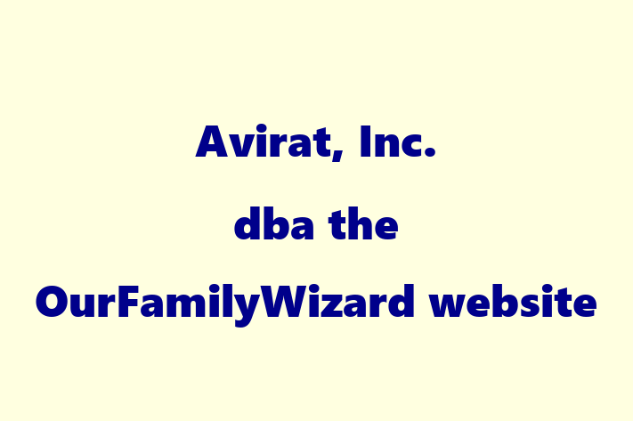 Software Consultancy Avirat Inc. dba the OurFamilyWizard website