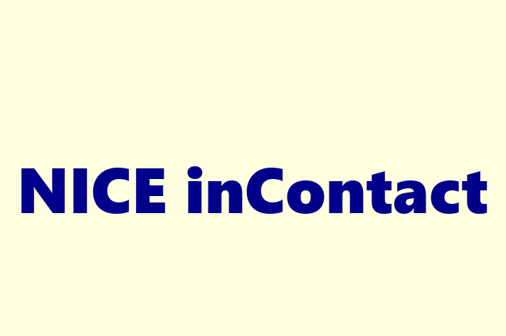 Software Services Company NICE inContact