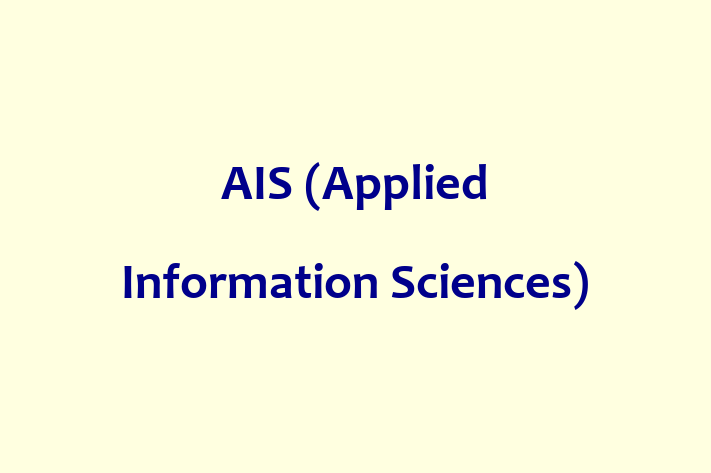 Software Development Firm AIS Applied Information Sciences