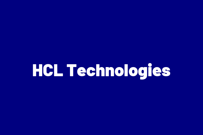 Software Services Company HCL Technologies