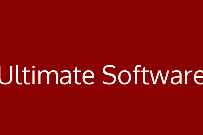 Software Development Company Ultimate Software