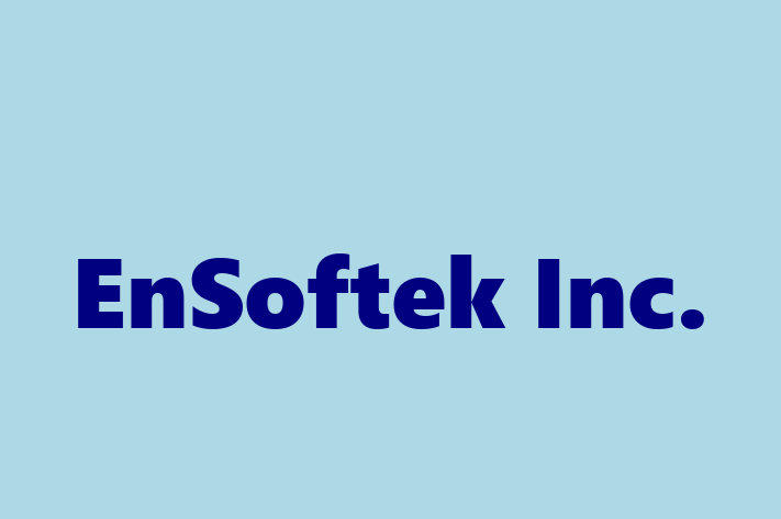 Tech Firm EnSoftek Inc.