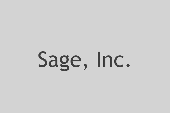 Software Development Company Sage Inc.