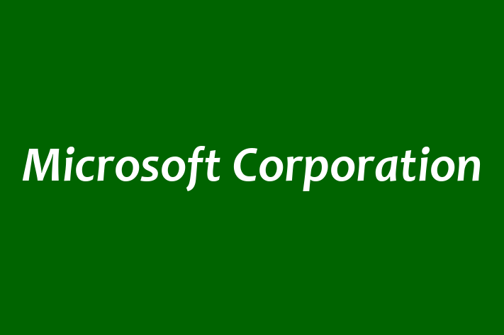 Application Development Company Microsoft Corporation