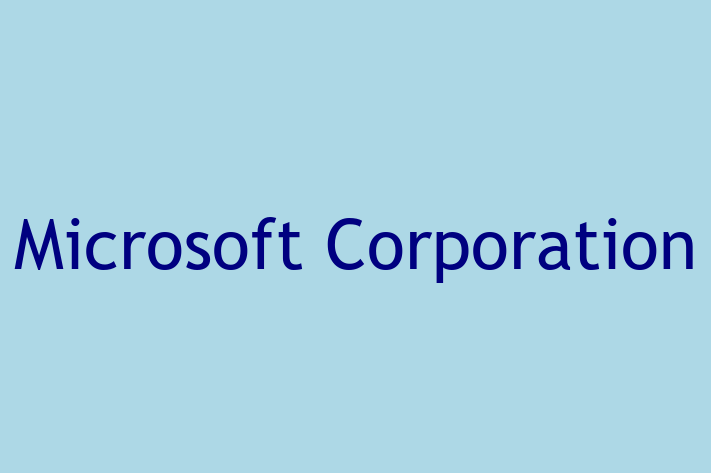 Software Consultancy Microsoft Corporation