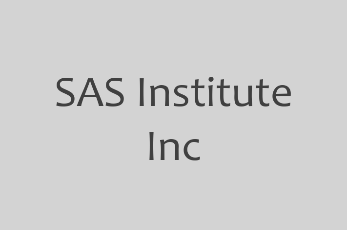 Application Development Company SAS Institute Inc