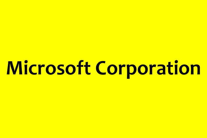 Software Services Company Microsoft Corporation