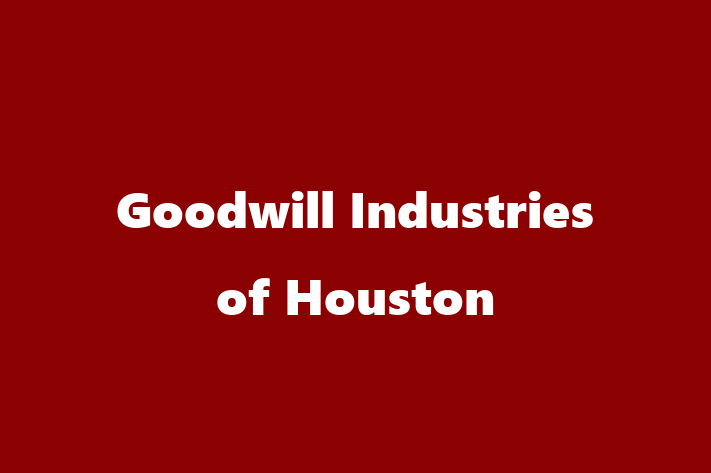 Staff Management Goodwill Industries of Houston