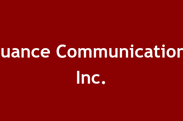 IT Company Nuance Communications Inc.