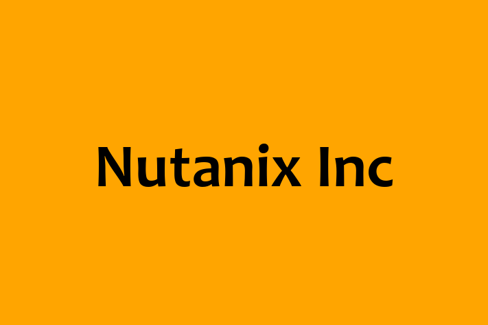 Application Development Company Nutanix Inc