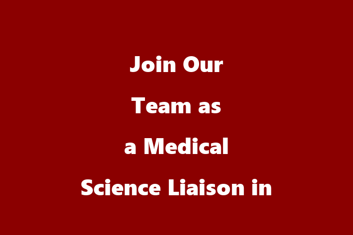 Join Our Team as a Medical Science Liaison in Pueblo