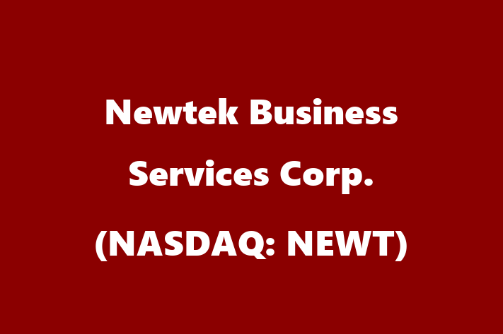 HR Administration Newtek Business Services Corp. NASDAQ NEWT