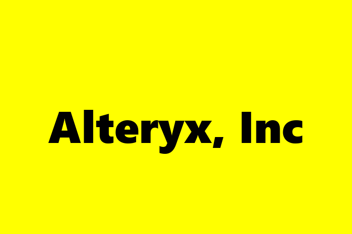 Software House Alteryx Inc