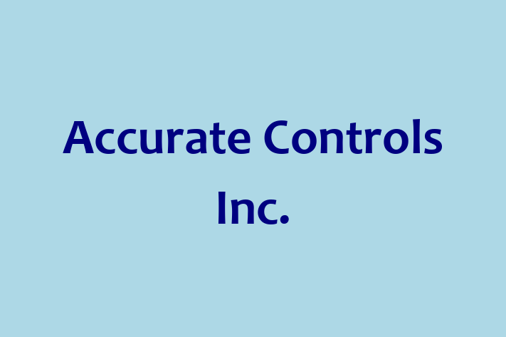 Tech Firm Accurate Controls Inc.