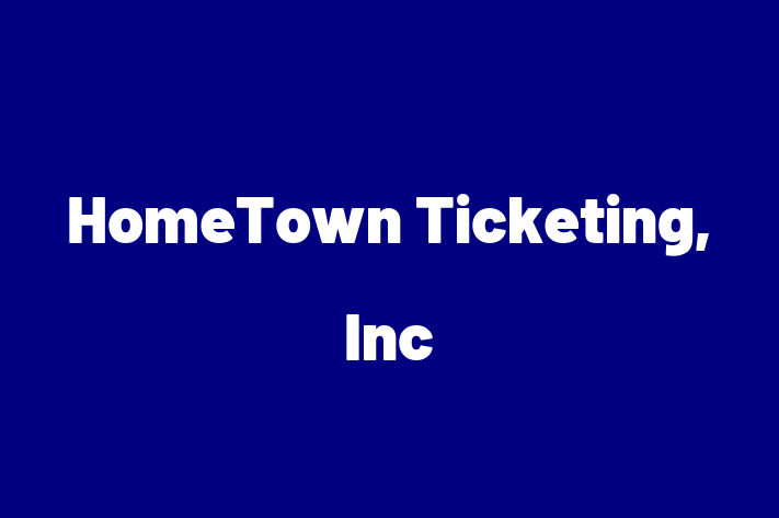 Employee Resource Management HomeTown Ticketing Inc