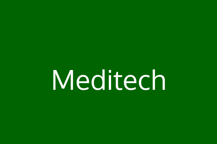 Digital Solutions Provider Meditech