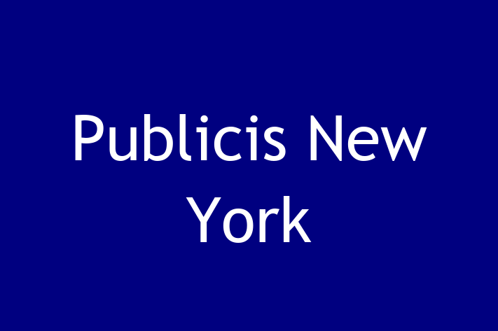 Software Services Company Publicis New York