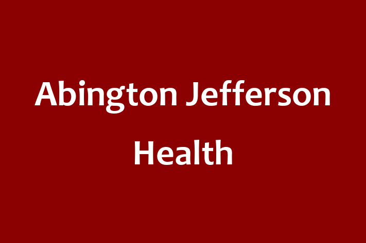 People Management Abington   Jefferson Health