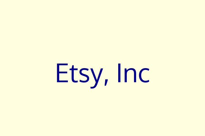 Tech Firm Etsy Inc