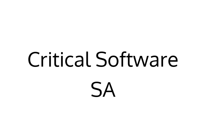 Software House Critical Software SA