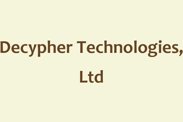 Application Development Company Decypher Technologies Ltd