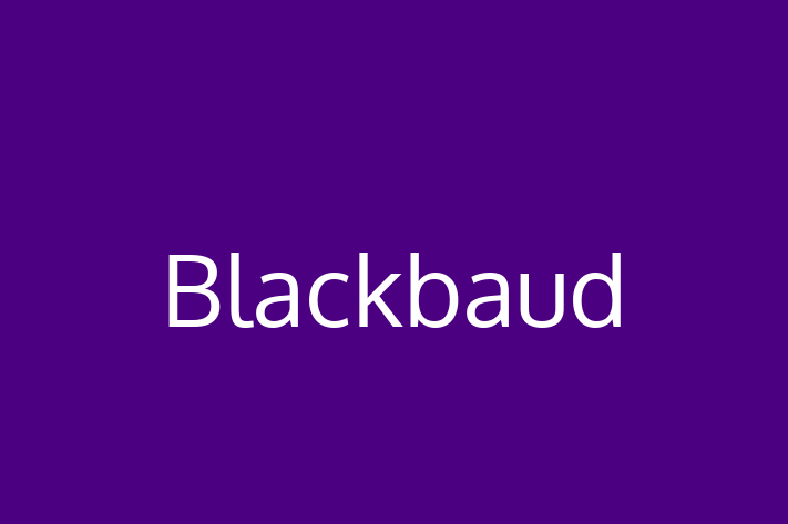 Tech Firm Blackbaud