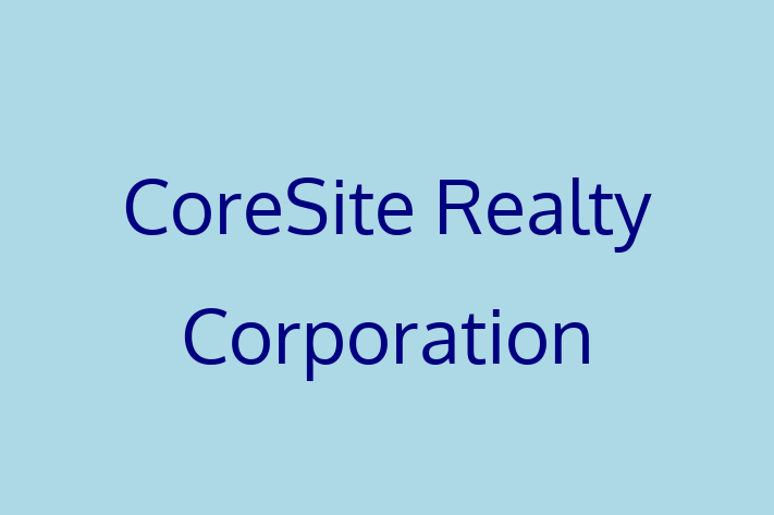 Software Services Company CoreSite Realty Corporation