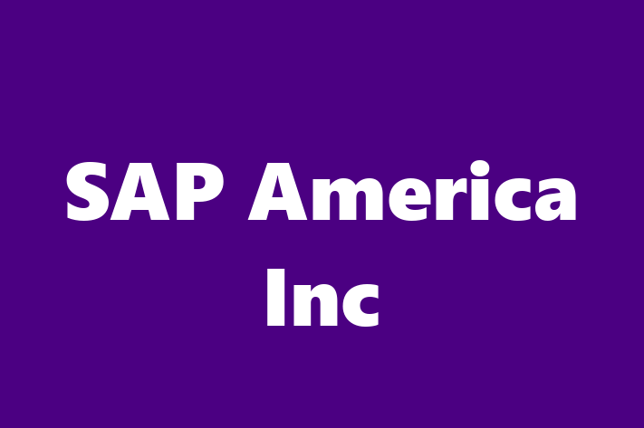 IT Company SAP America Inc