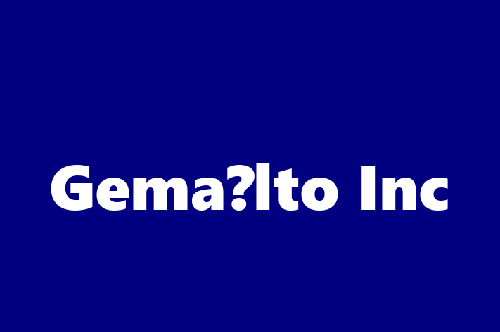 IT Company Gemalto Inc