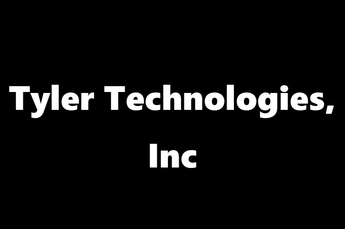 Software Consultancy Tyler Technologies Inc